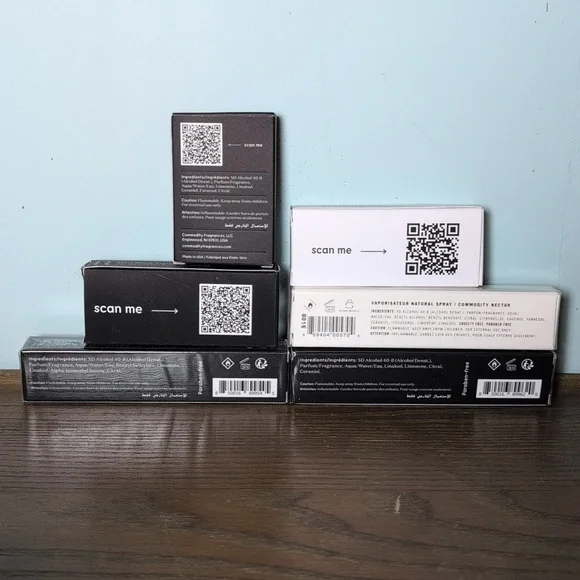 Commodity Fragrance Set Milk Book Gold Paper Nectar Moss+  Discovery Sample - Picture 2 of 6